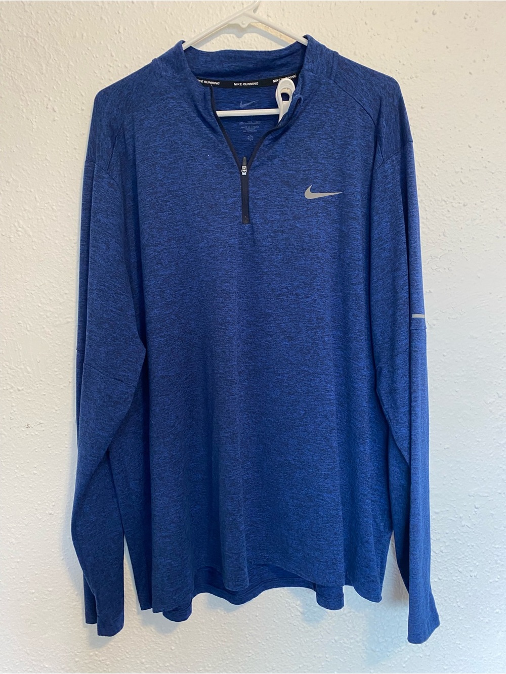 Nike Men’s Blue Dri-FIT Half-Zip Performance Pullover